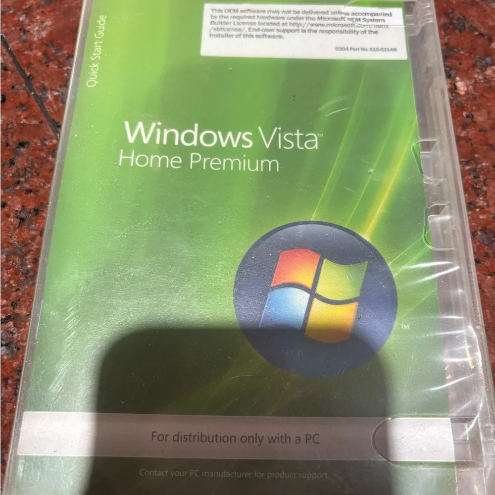 Microsoft Windows Vista Home Premium Green Packaging